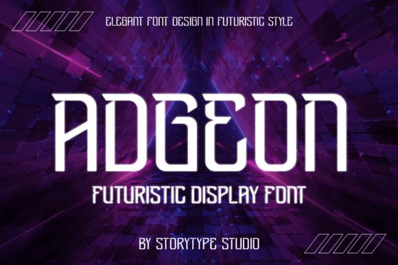 Adgeon: A Timeless Display Font with a Modern Edge