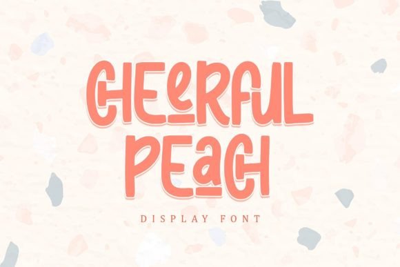 Cheerful Peach: The Playful Font for Every Creative Project