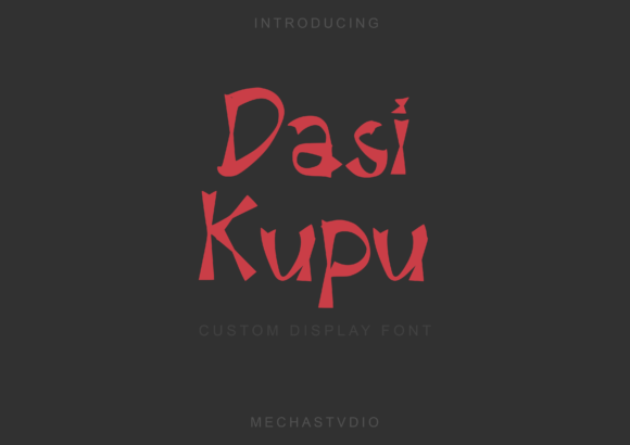 Dasi Kupu: A Stylish Font for Modern Design Needs