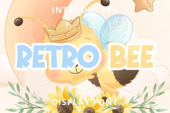 Discover the Charm of Retro Bee: A Versatile Display Font for Creative Projects