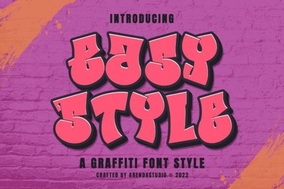 Easy Style: The Graffiti Font That Brings Urban Flair to Your Projects