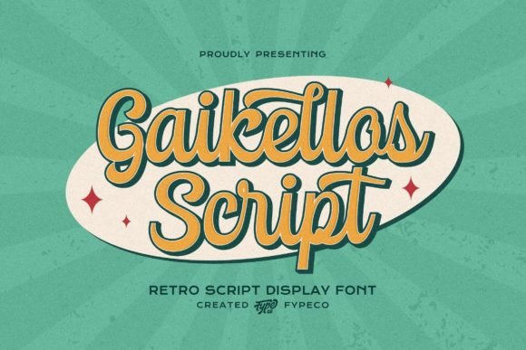 Gaikellos Script: A Vintage Font with Modern Versatility