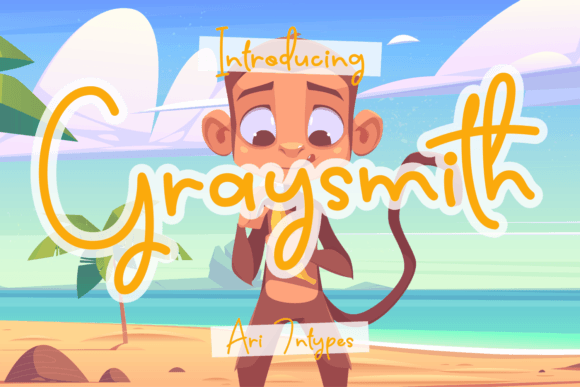 Graysmith: A Playfully Handmade Display Font for Creative Designs