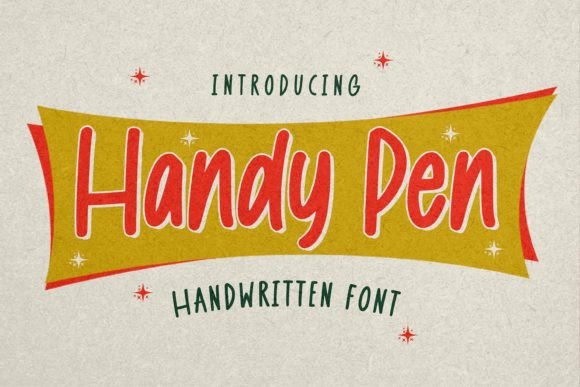 Handy Pen: A Handwritten Font with Natural Charm