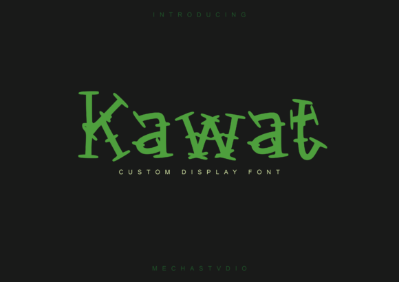 Kawat: A Display Font That Elevates Your Brand and Design Workflow
