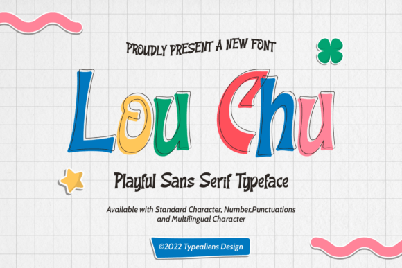 Lou Chu Font: A Playful Display Type for Creative Designs