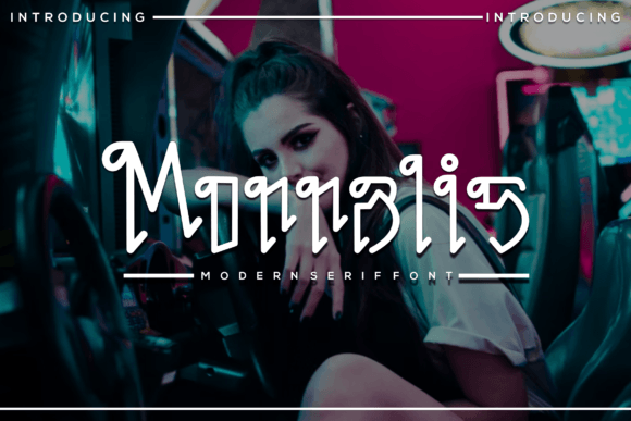 Monnalis: A Unique and Eccentric Serif Display Font for Creative Projects