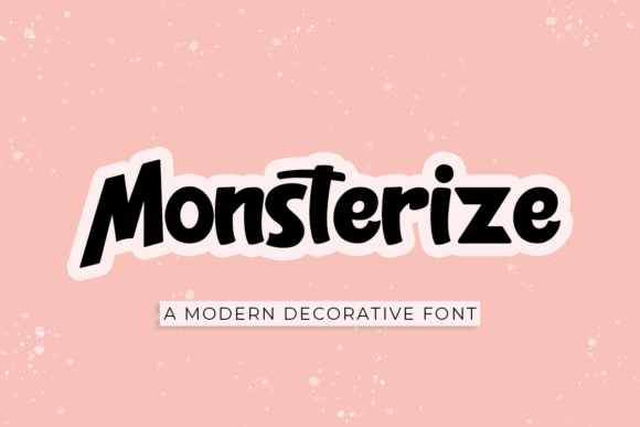 Monsterize: A Bold and Trendy Display Font