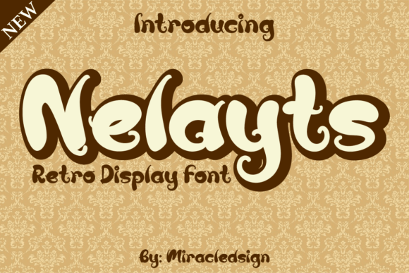 Nelayts: A Bold Retro Display Font for Creative Projects