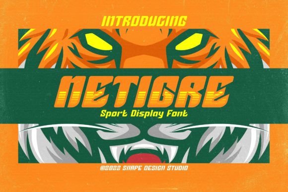 Netigre Font: A Bold and Vibrant Choice for Creative Projects