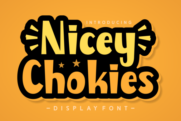 Nicey Chokies: A Playful Display Font That Elevates Branding and Creativity