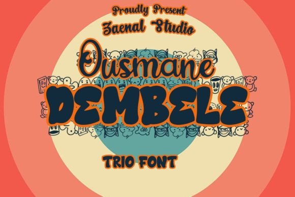 Ousmane Dembele: A Font Trio for Dynamic Design