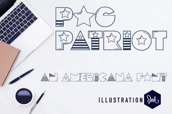 Pog Patriot: A Unique Display Font for Creative Impact