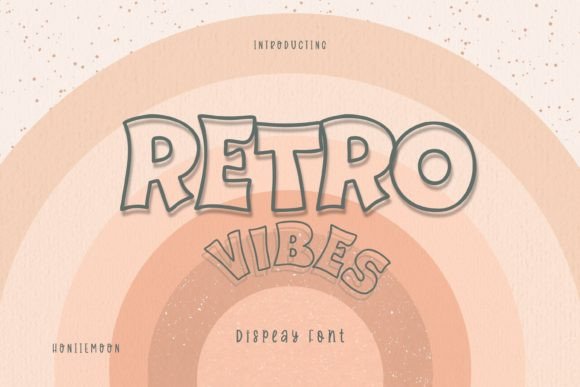 Retro Vibes: A Bold and Colorful Display Font for Modern Creatives