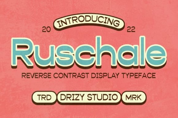 Ruschale: A Fun and Unique Display Font