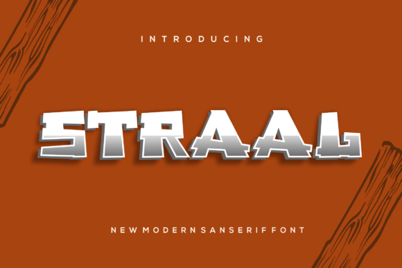 Straal: A Bold and Authentic Display Font for Modern Branding