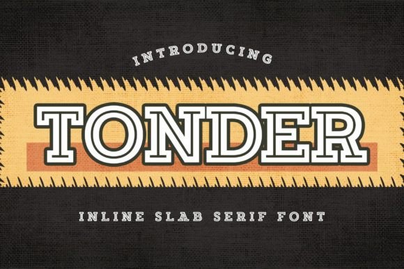 Tonder: A Modern Whimsical Display Font