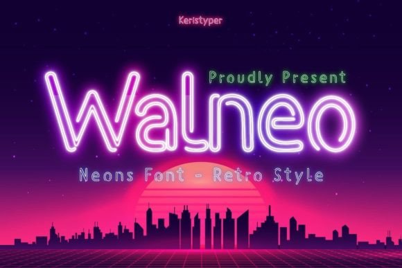 Walneo: A Bold Font for Modern Visual Impact
